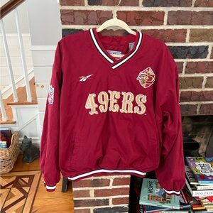 Reebok NFL proline 49ers Pullover Jacket